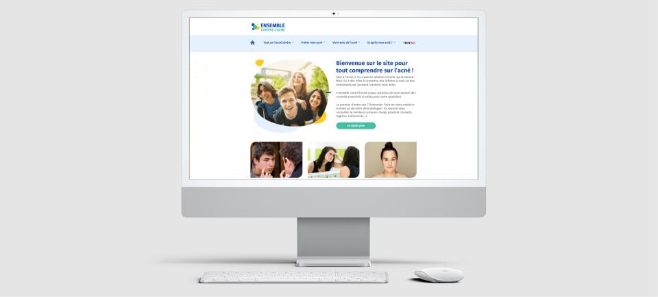 Site internet patients sur l'acné sévère